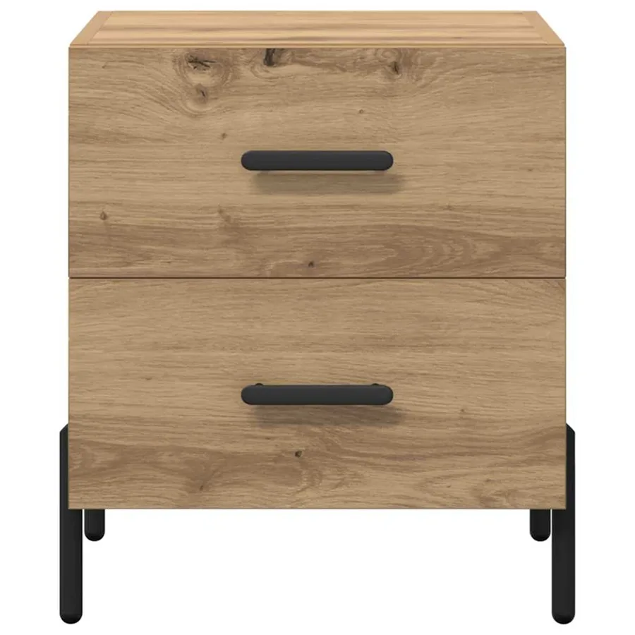 Cabinet de chevet Chêne artisanal 40 x 35 x 47,5 cm - 6