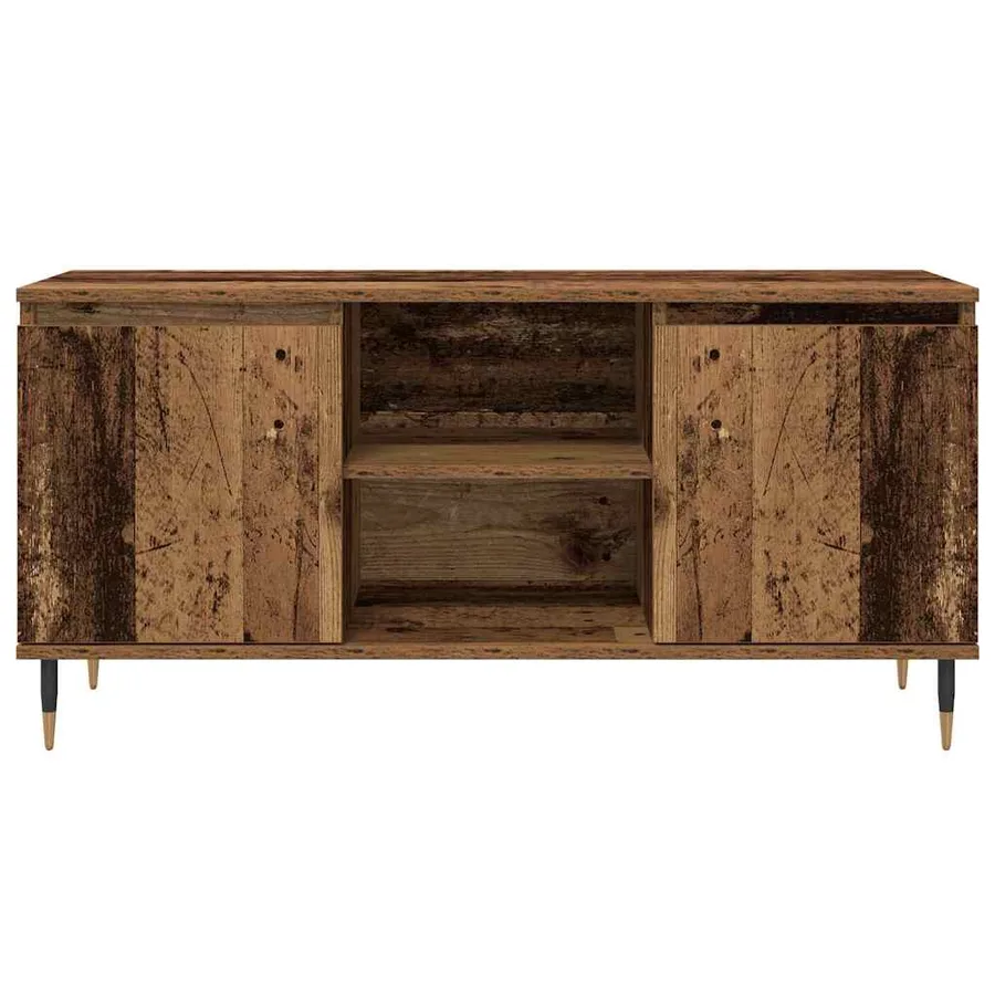 Meuble TV Bois Ancien 104 x 35 x 50 cm Bois d'ingénierie - 6