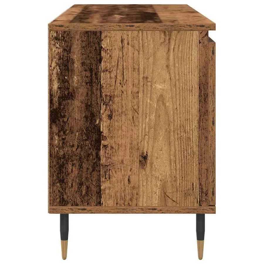 Meuble TV Bois Ancien 104 x 35 x 50 cm Bois d'ingénierie - 7