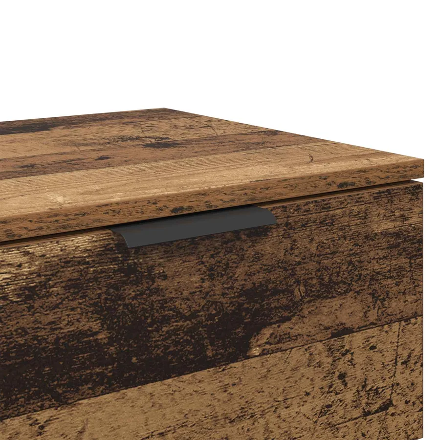 Cabinet de chevet avec tiroir 2 pcs Bois ancien 45 x 39 x 50cm - 11