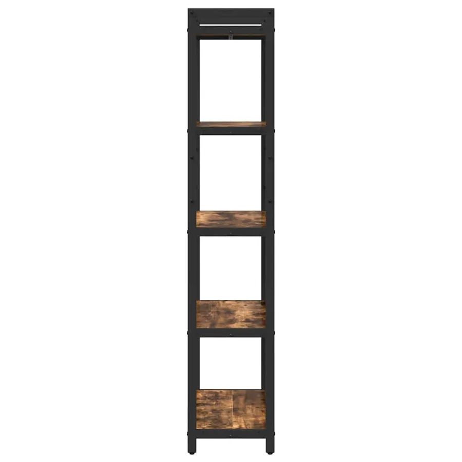 Étagère Chêne fumé 60 x 30 x 155 cm Bois d'ingénierie - 6
