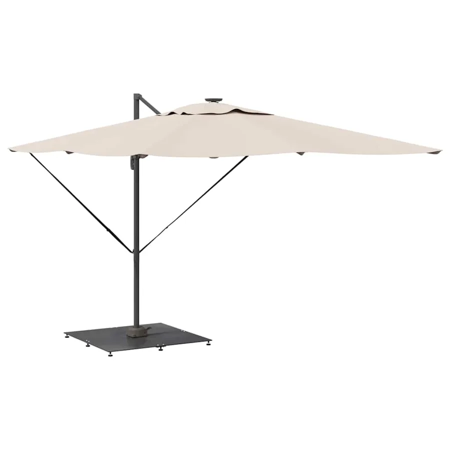 Pied de parasol Gris foncé 100 x 100 x 4 cm Acier - 3