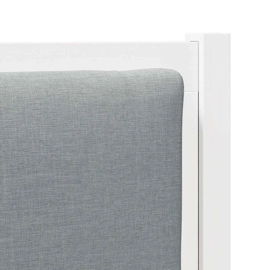 Tête de lit Autre Blanc 100 cm Bois massif en pin - 7