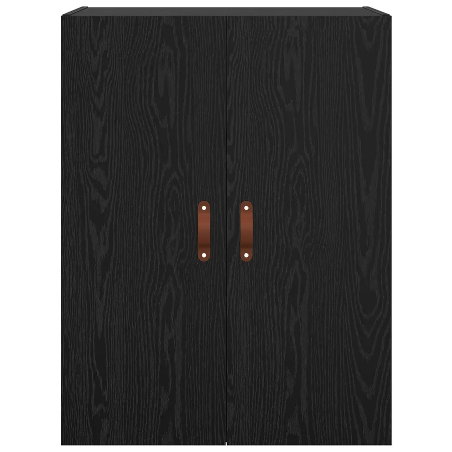 Meuble mural Chêne noir 69,5 x 34 x 90 cm Bois d'ingénierie - 6