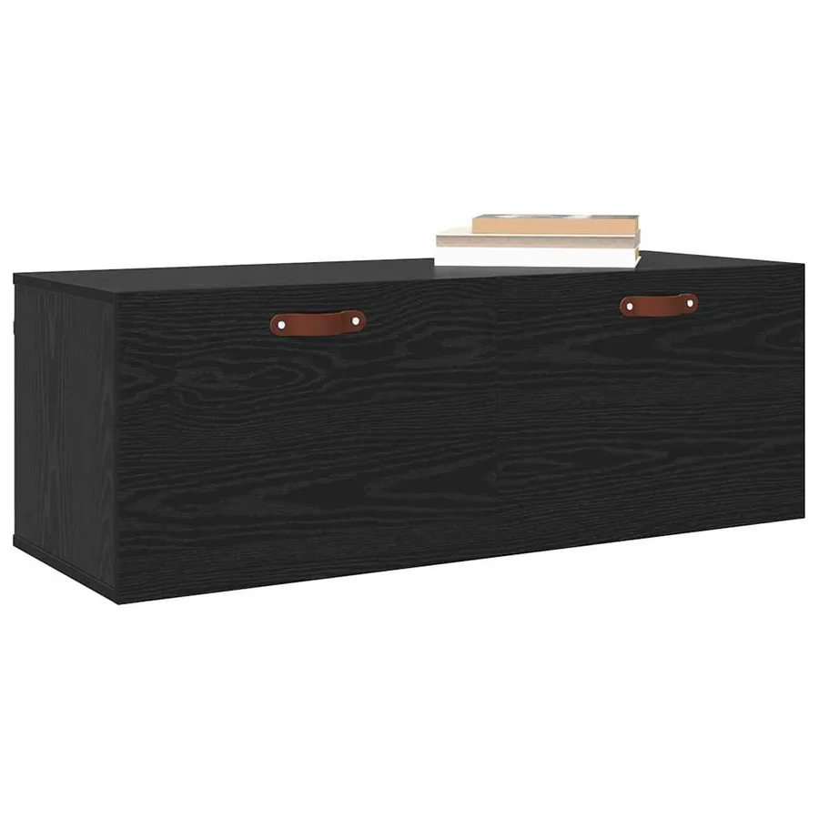 Armoire Murale Chêne noir 100 x 36,5 x 35 cm Bois d'ingénierie - 3
