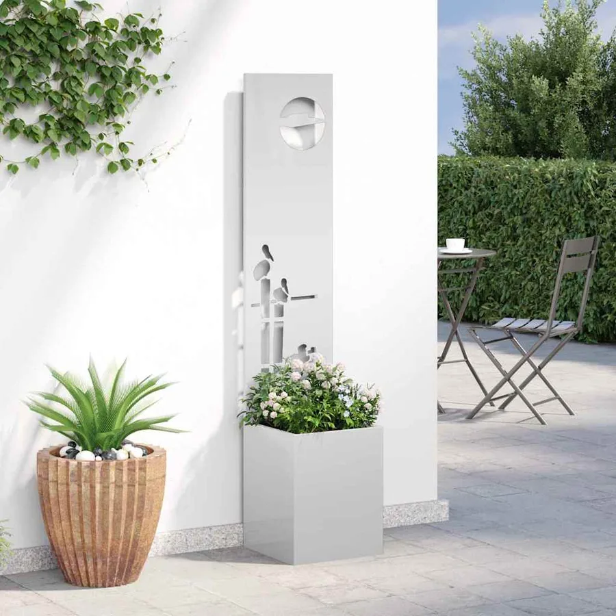Écran de confidentialité de jardin Fretwork Argenté 32 x 150 cm - 4