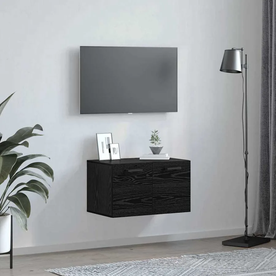 Armoire Murale Chêne noir 60 x 36,5 x 35 cm Bois d'ingénierie - 4