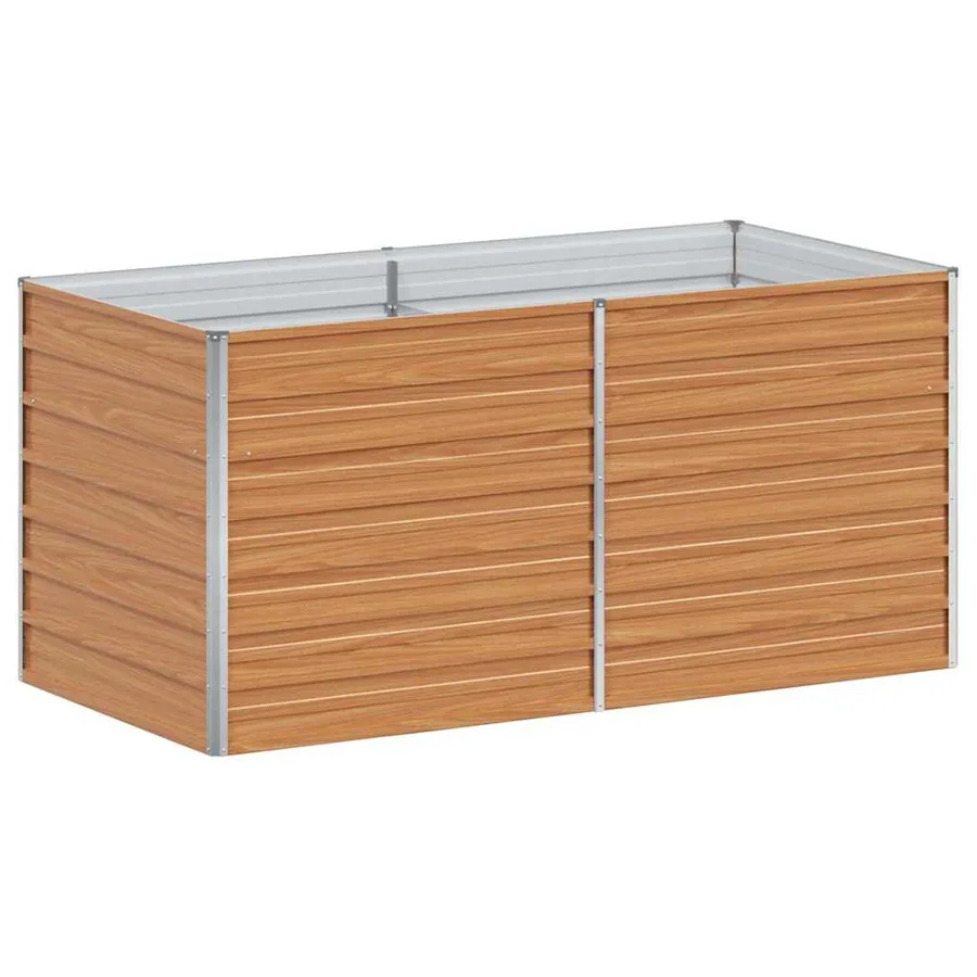 Jardinière surélevée Marron Clair 160 x 80 x 77 cm - 2
