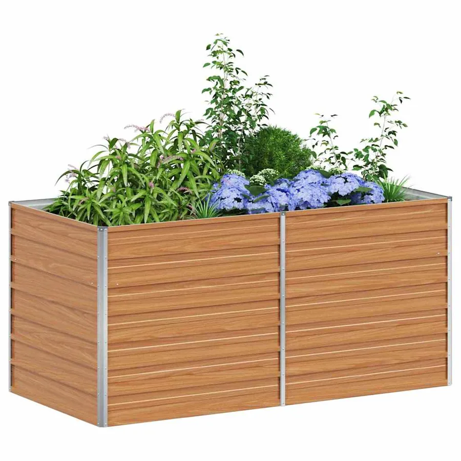 Jardinière surélevée Marron Clair 160 x 80 x 77 cm - 3