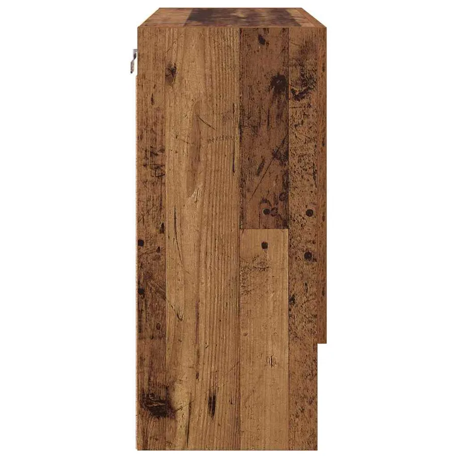 Meuble mural Vieux bois 60 x 31 x 70 cm Bois d'ingénierie - 7
