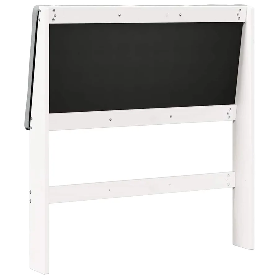 Tête de lit capitonnée Gris clair 90 cm Pin massif - 6
