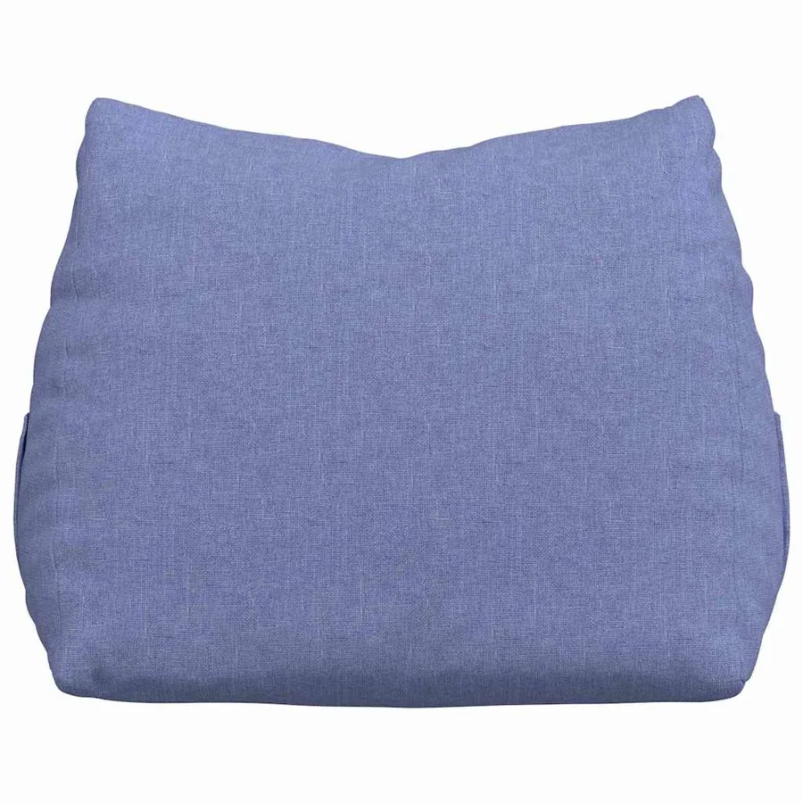 Coussin de Dos Bleu denim 45 x 20 x 35 cm tissu - 6