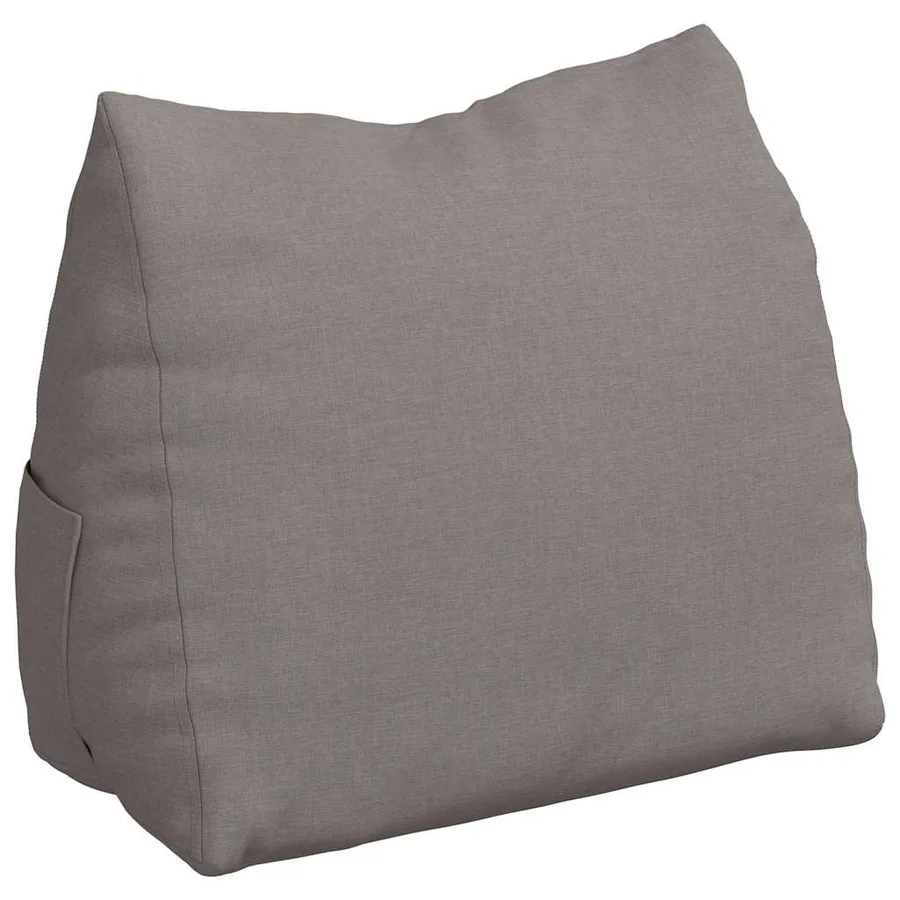 Coussin de Dos Taupe 60 x 20 x 50 cm tissu - 2