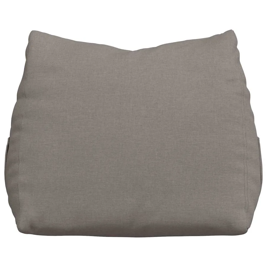 Coussin de Dos Taupe 60 x 20 x 50 cm tissu - 6