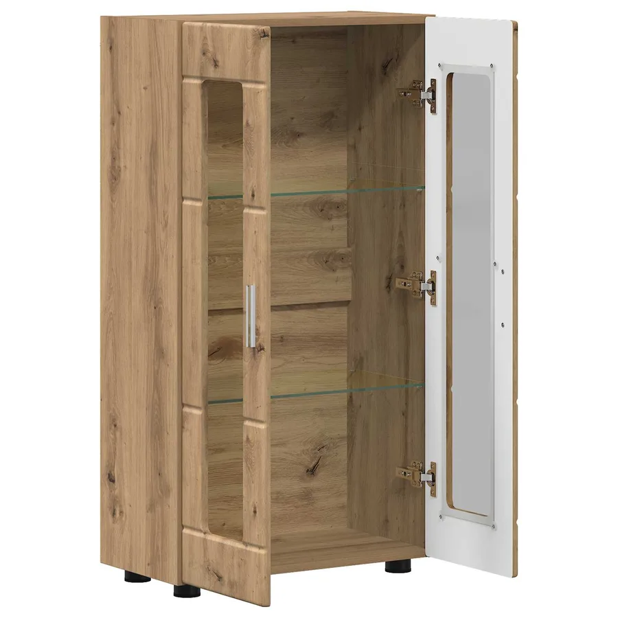 Buffet FLORIN 55,5 x 29 x 100 cm Chêne artisanal - 5
