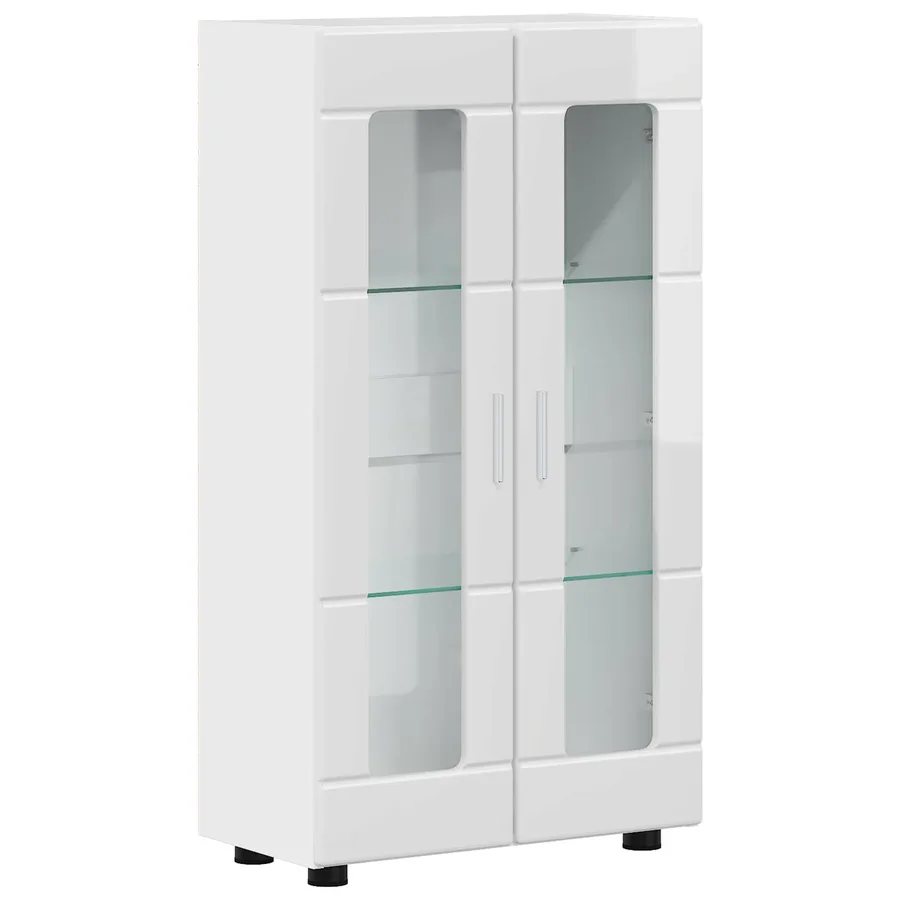 Buffet avec étagère FLORIN Blanc brillant 55,5 x 29 x 100 cm - 2