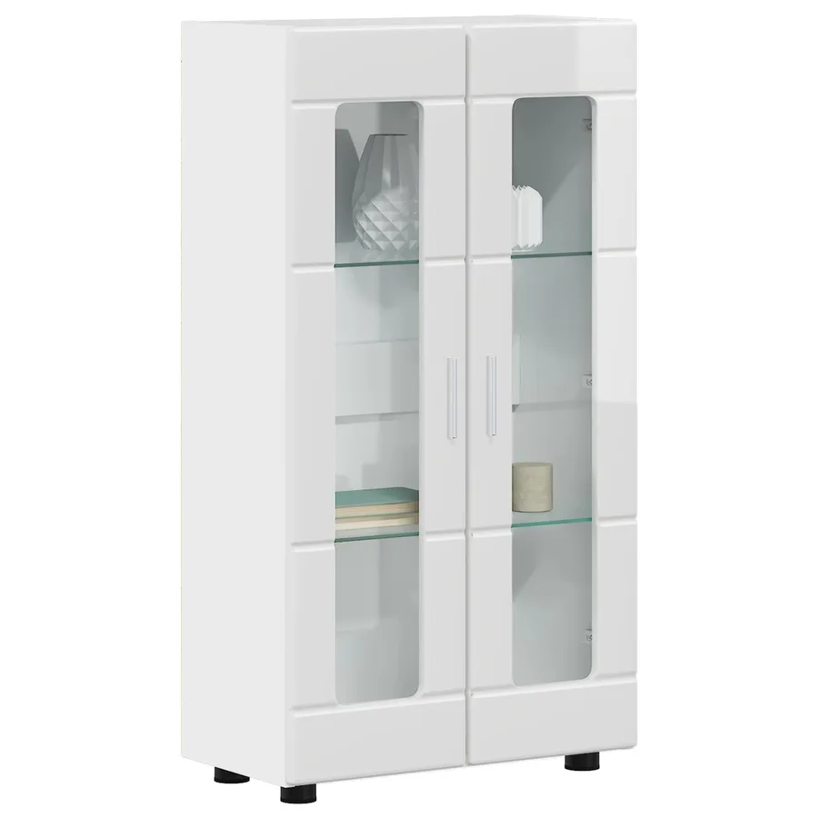 Buffet avec étagère FLORIN Blanc brillant 55,5 x 29 x 100 cm - 3