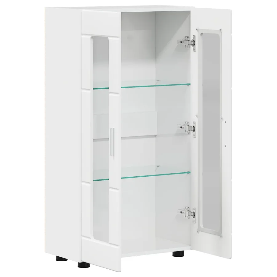 Buffet avec étagère FLORIN Blanc brillant 55,5 x 29 x 100 cm - 5