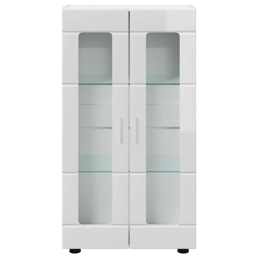 Buffet avec étagère FLORIN Blanc brillant 55,5 x 29 x 100 cm - 6