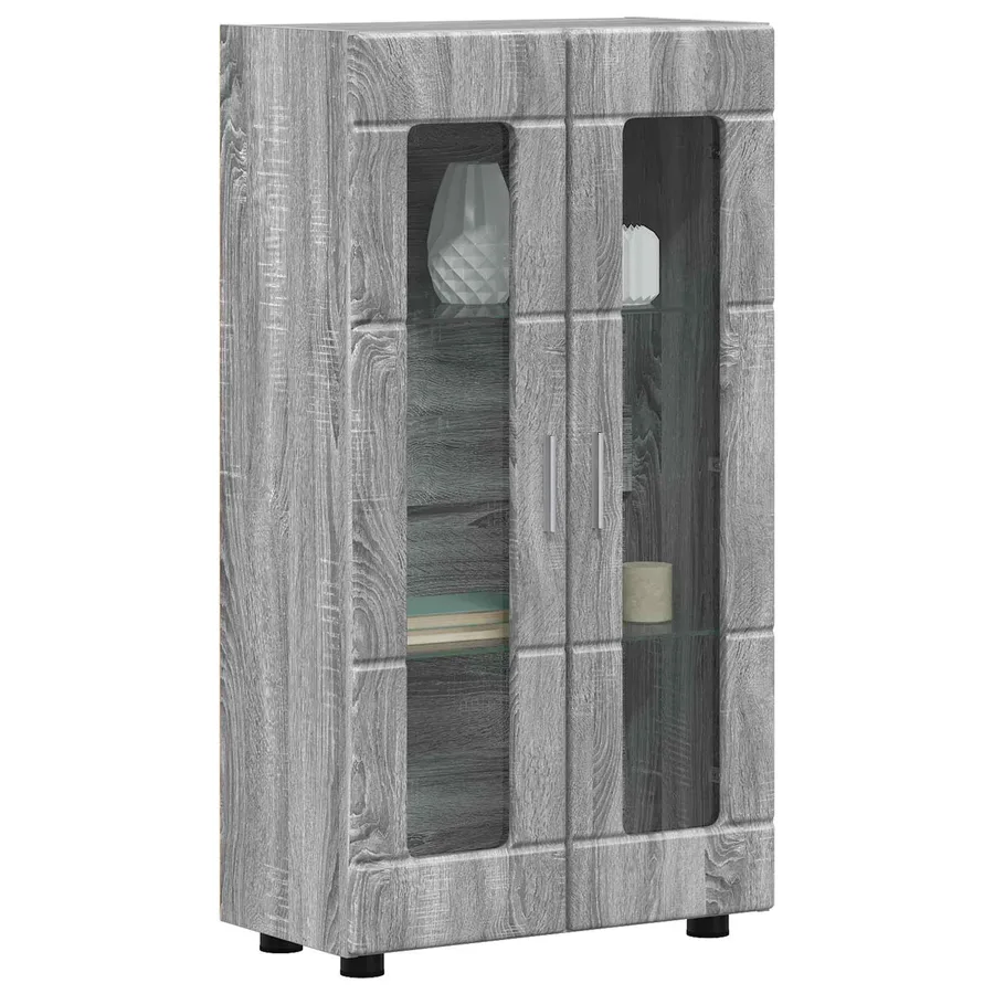 Buffet FLORIN Gris Sonoma 55,5 x 29 x 100 cm Bois d'ingénierie - 3