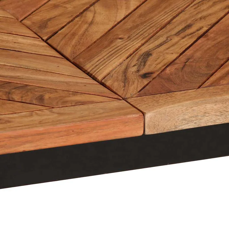 Table à manger 200x100x75 cm bois massif d'acacia - 6