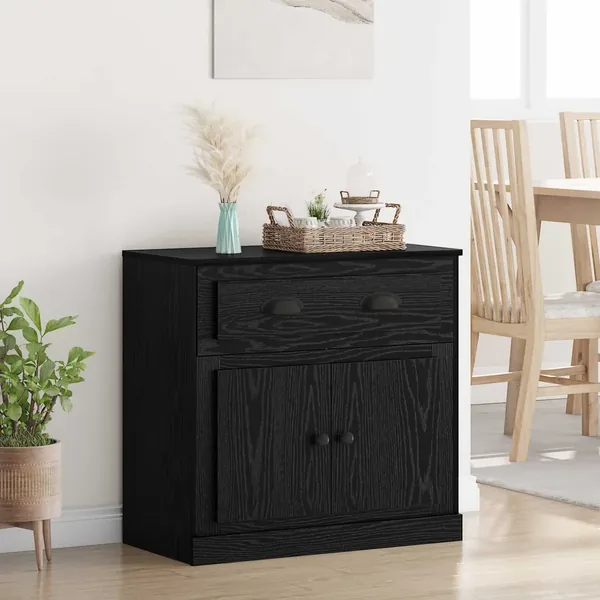 Haut Armoire Chêne noir 70 x 35,5 x 67,5 cm Bois d'ingénierie