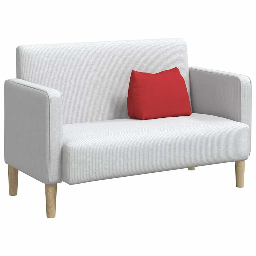 Coussin de Dos Rouge 45 x 20 x 35 cm tissu - 3