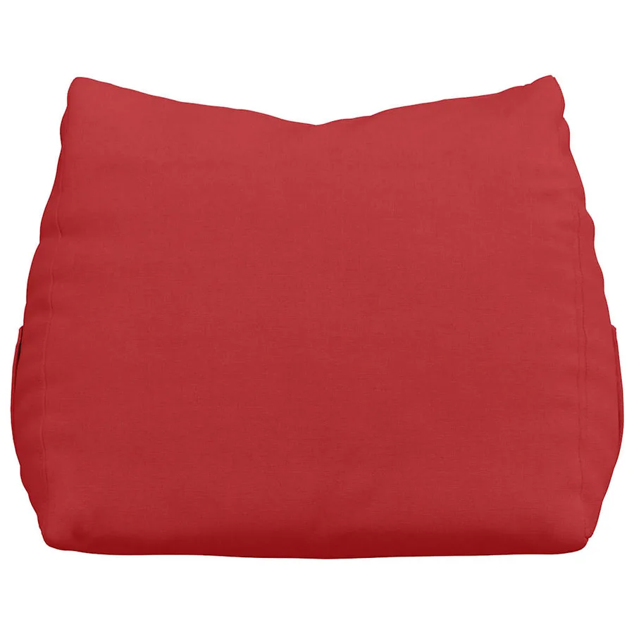 Coussin de Dos Rouge 45 x 20 x 35 cm tissu - 6