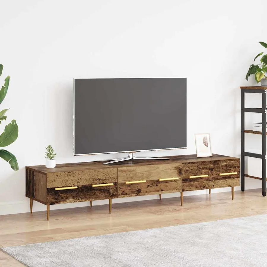 Meuble TV Bois Ancien 150 x 36 x 30 cm Bois d'ingénierie