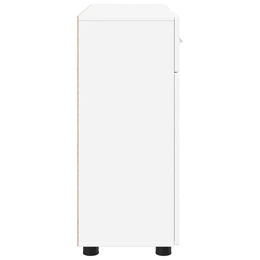 Cabinet en Bois Blanc 88,5 x 30,5 x 73 cm Bois d'ingénierie - 7