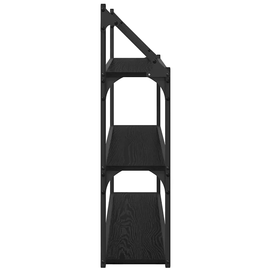 Étagère Murale Chêne noir 80 x 21 x 78,5 cm Bois d'ingénierie - 6