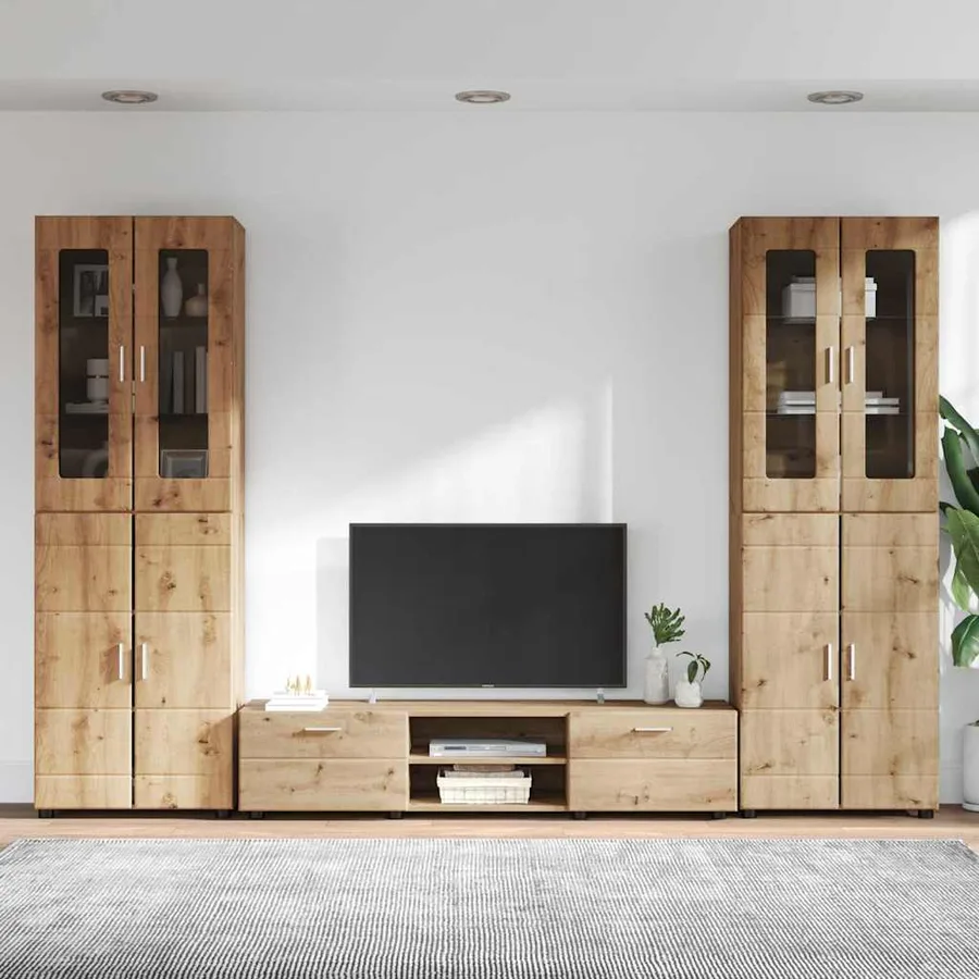 Ensemble meuble TV FLORIN 3 pcs Chêne artisanal - 4
