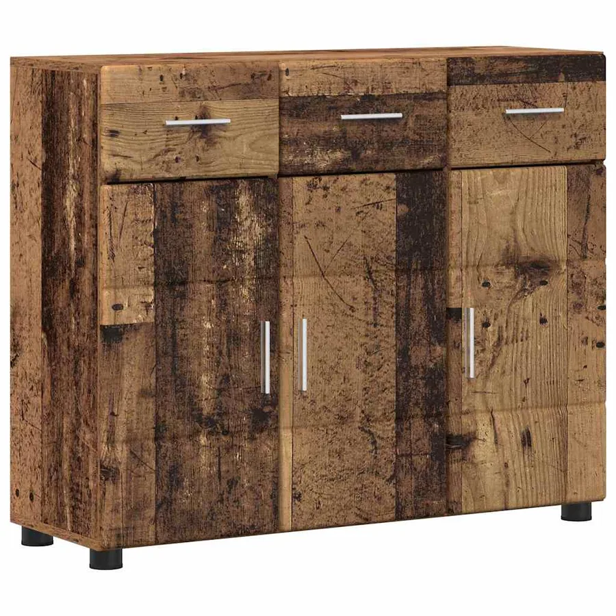 Buffet FLORIN Bois ancien 88,5 x 30,5 x 73 cm Bois d'ingénierie - 2