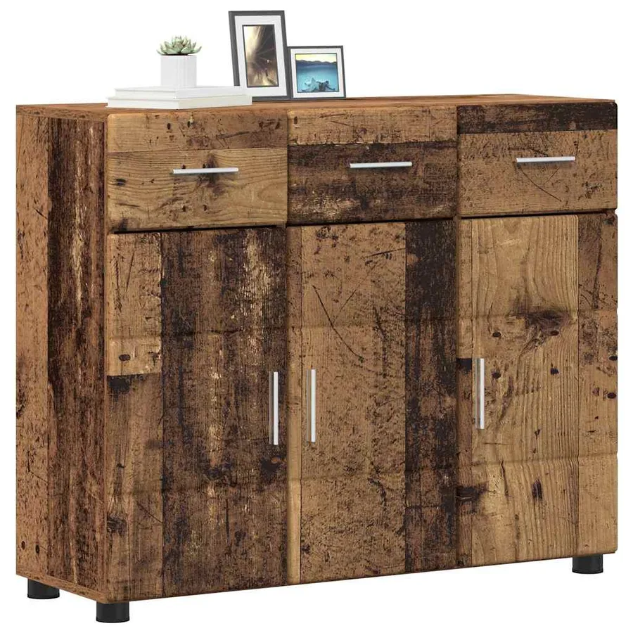 Buffet FLORIN Bois ancien 88,5 x 30,5 x 73 cm Bois d'ingénierie - 3