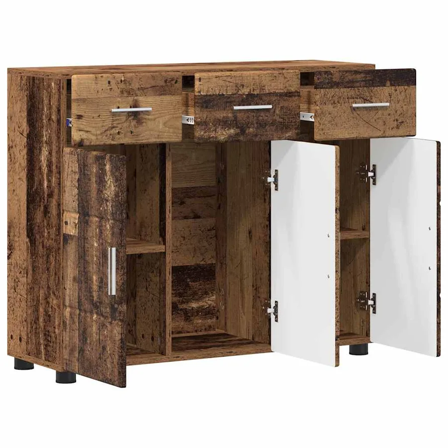 Buffet FLORIN Bois ancien 88,5 x 30,5 x 73 cm Bois d'ingénierie - 5