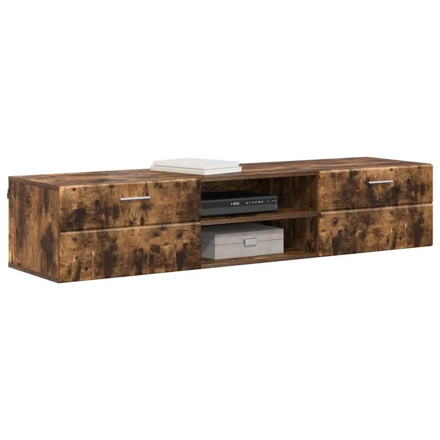 Cabinet en Bois Chêne fumé 150 x 39 x 30 cm Bois d'ingénierie - 3