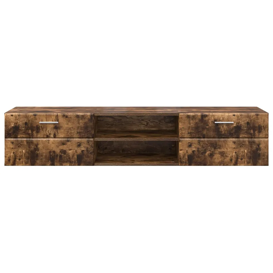 Cabinet en Bois Chêne fumé 150 x 39 x 30 cm Bois d'ingénierie - 6