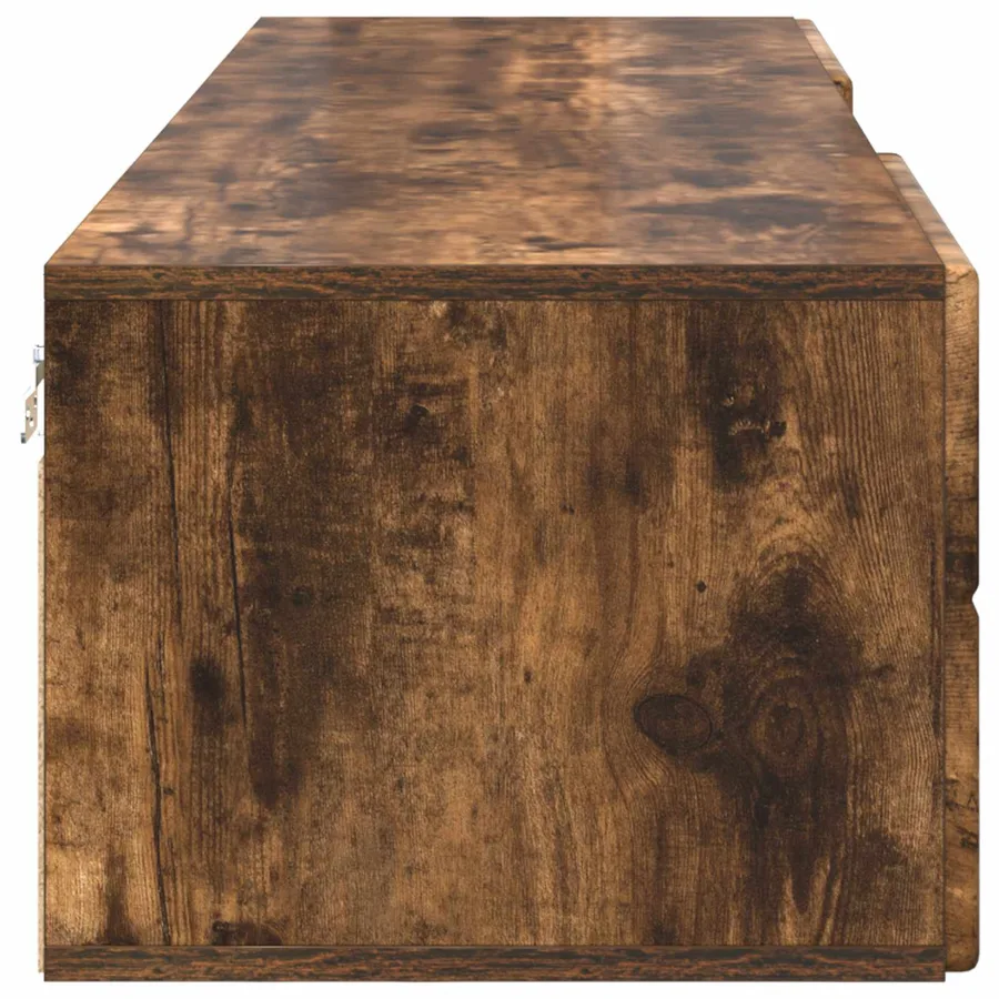 Cabinet en Bois Chêne fumé 150 x 39 x 30 cm Bois d'ingénierie - 7