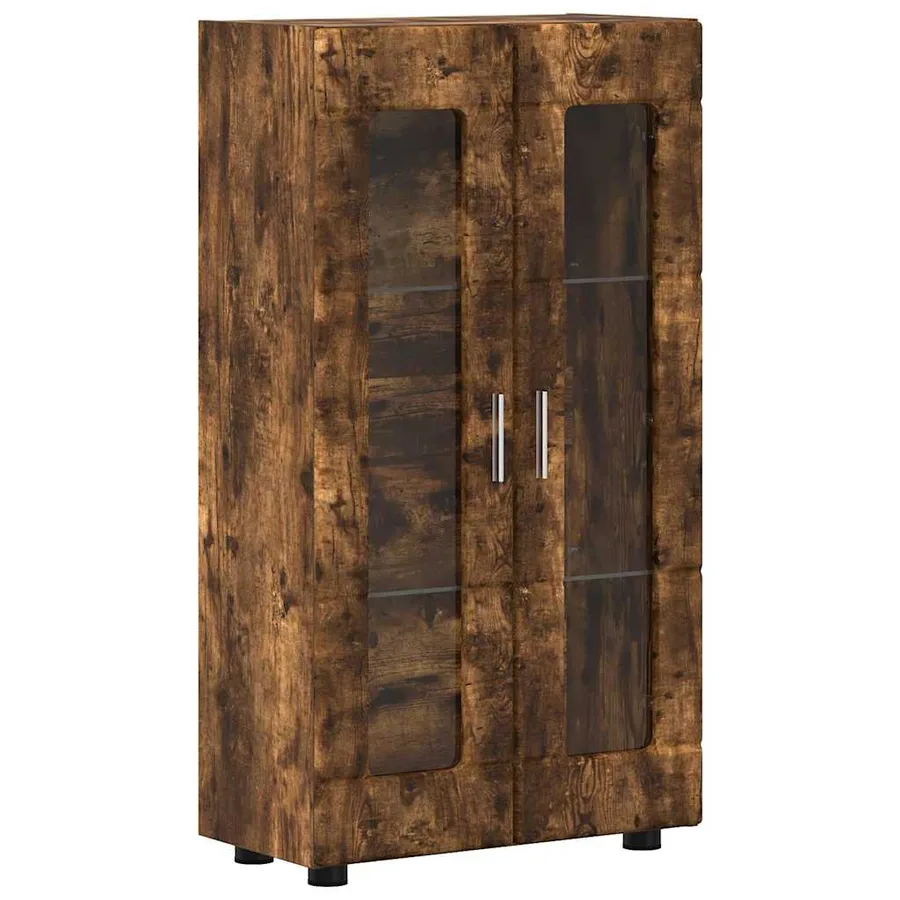 Ensemble meuble TV FLORIN 3 pcs Chêne fumé Bois d'ingénierie - 6