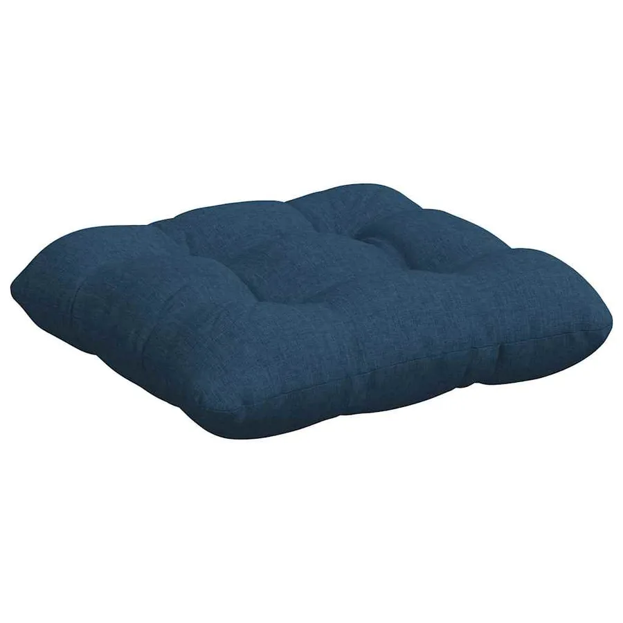 Coussins de siège 4 pcs Bleu 40 x 40 x 12 cm tissu - 5