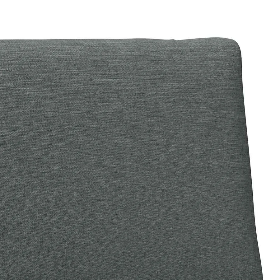 Tête de lit capitonnée Gris foncé 90 cm Pin massif - 7