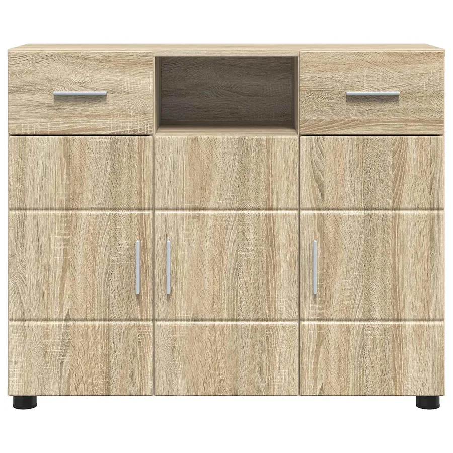 Cabinet en Bois avec tiroir Chêne Sonoma 88,5 x 30,5 x 73 cm - 6