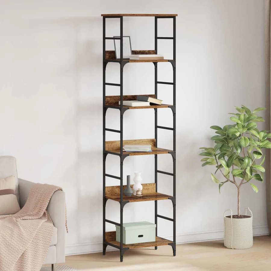Étagère Bois ancien 50 x 33 x 188,5 cm Bois d'ingénierie