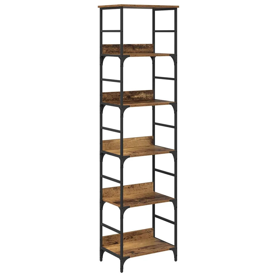 Étagère Bois ancien 50 x 33 x 188,5 cm Bois d'ingénierie - 2
