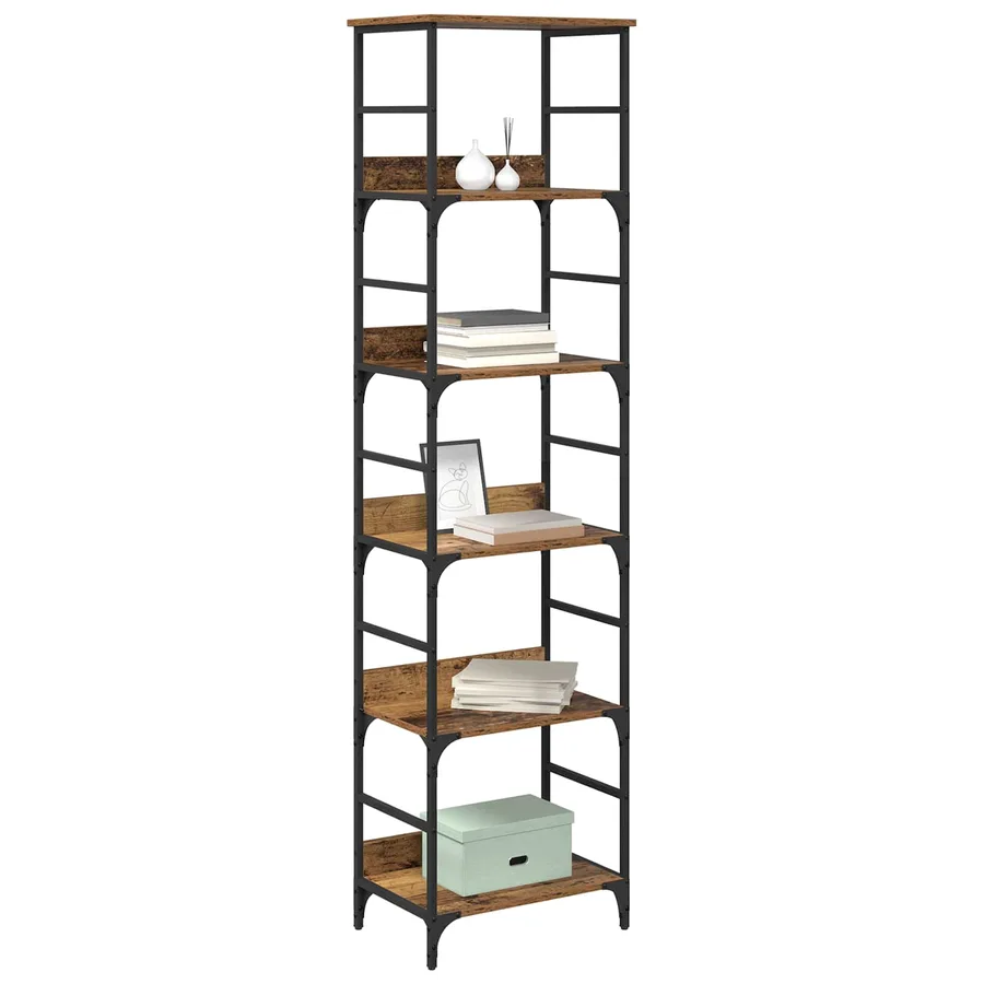 Étagère Bois ancien 50 x 33 x 188,5 cm Bois d'ingénierie - 3