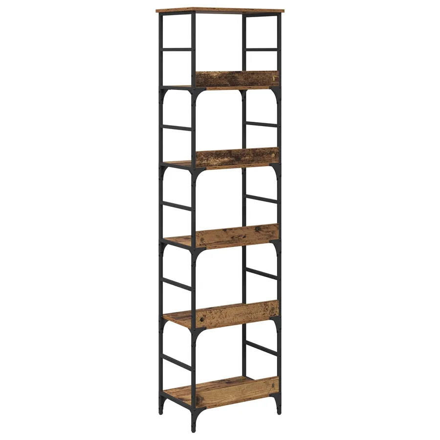 Étagère Bois ancien 50 x 33 x 188,5 cm Bois d'ingénierie - 7
