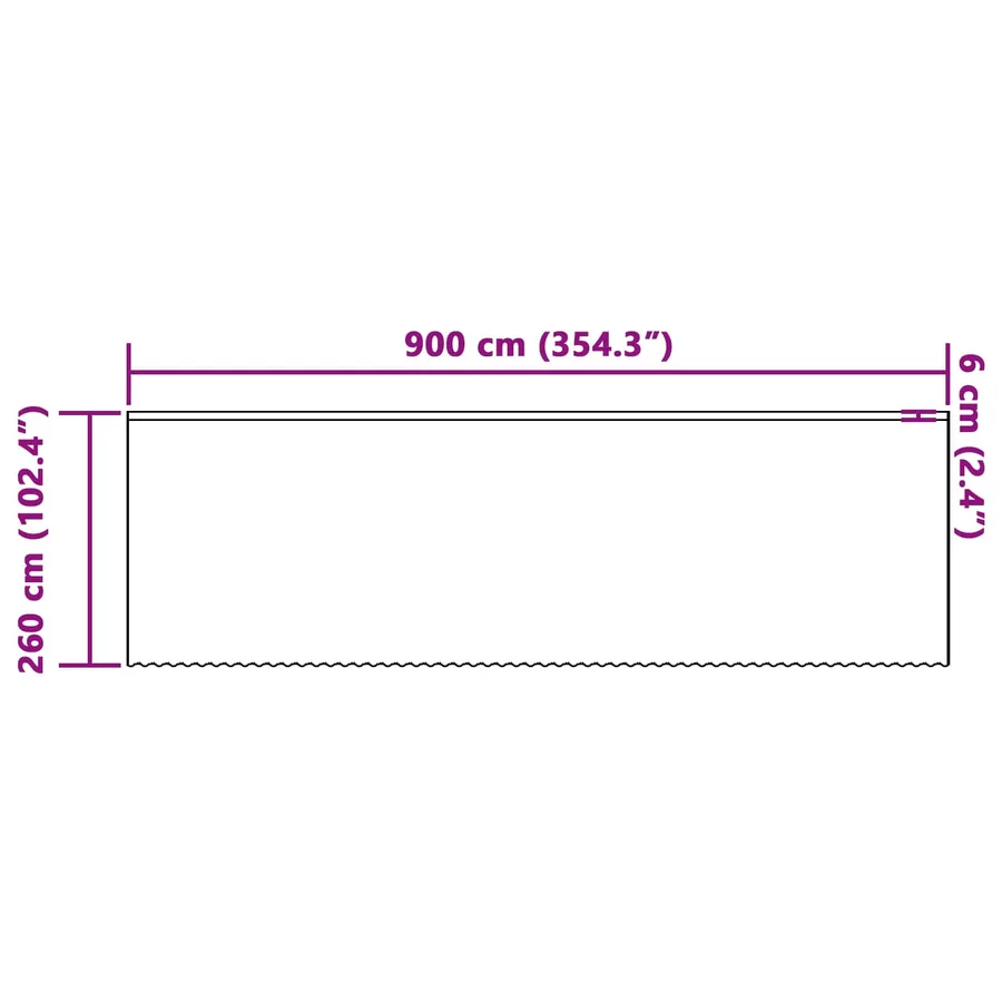 Rideau en Dentelle Floral Blanc 260 x 900 cm Polyester - 8