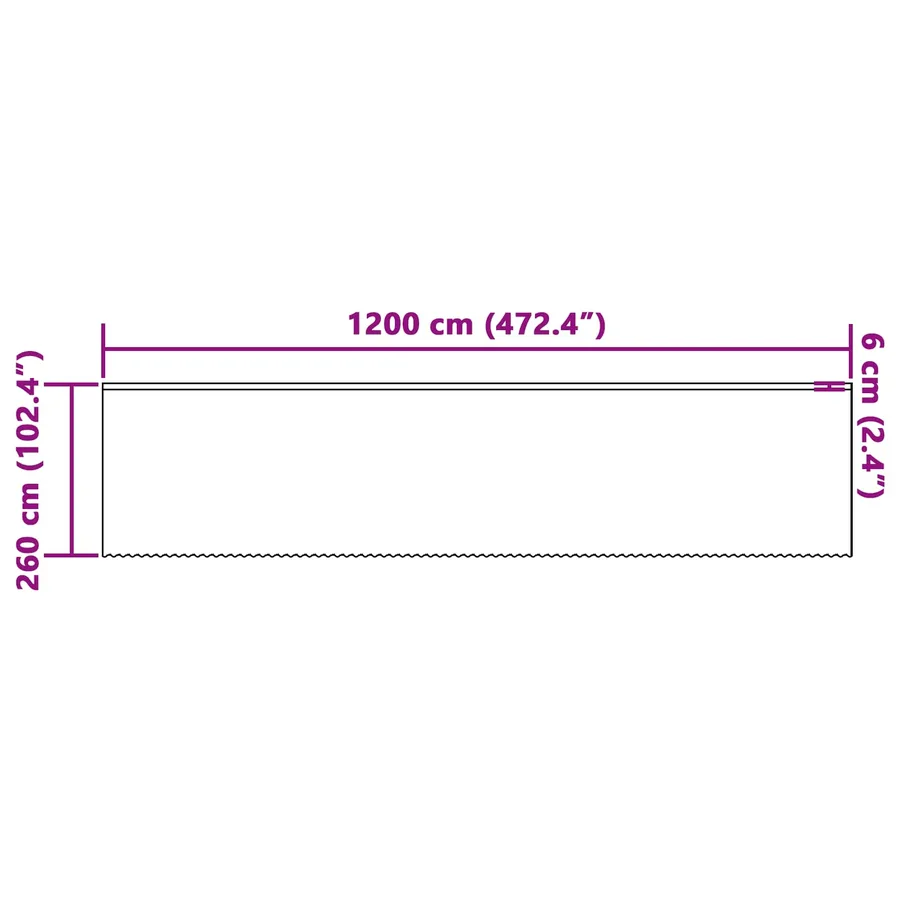 Rideau en Dentelle Floral Blanc 260 x 1200 cm Polyester - 8