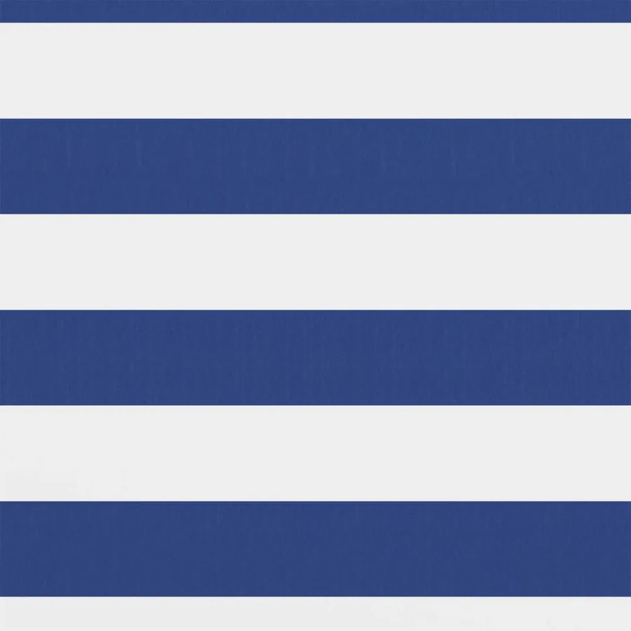 Écran de balcon Blanc et bleu 120x500 cm Tissu Oxford - 2