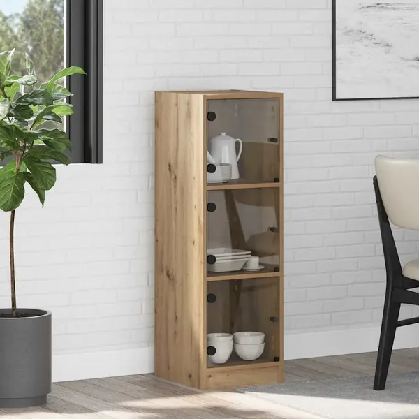 Haut Armoire Chêne artisanal 35 x 37 x 109 cm Bois d'ingénierie